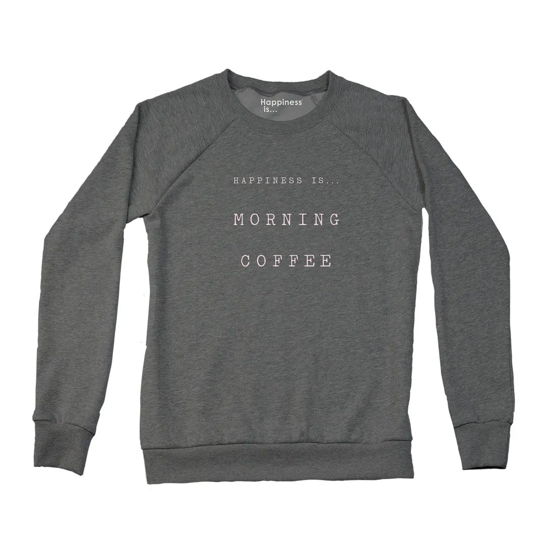 Women's Coffee Crew Sweatshirt, Charcoal by Coffee