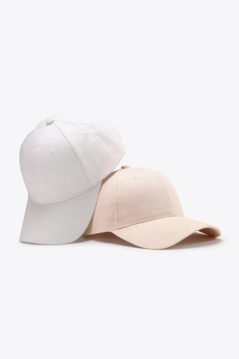 Plain Adjustable Cotton Baseball Cap by Partner Label