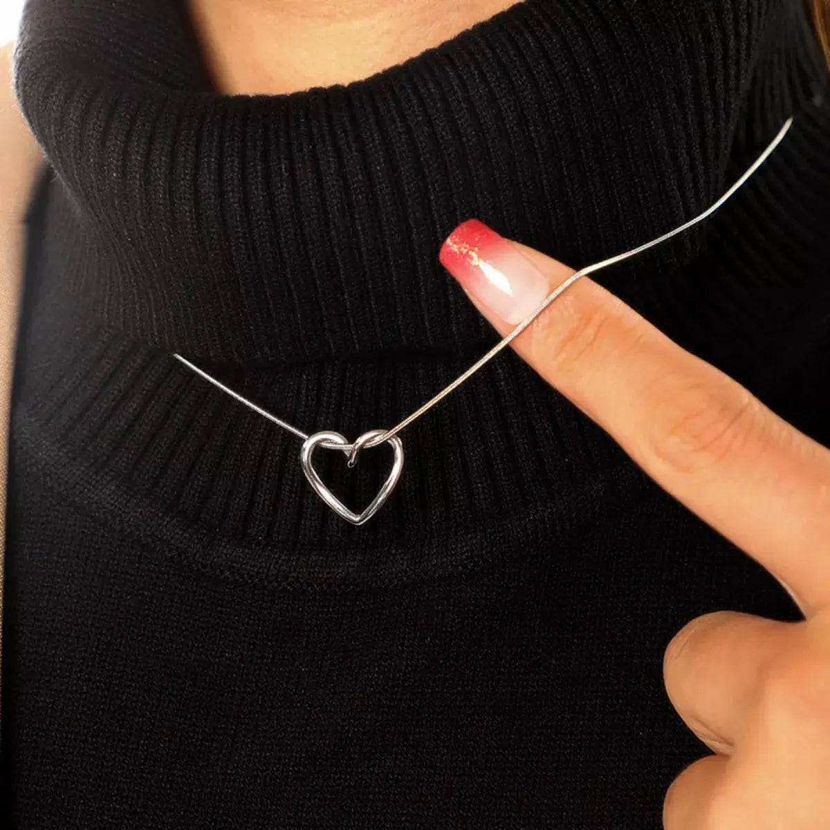Stainless Steel Heart Necklace by Partner Label