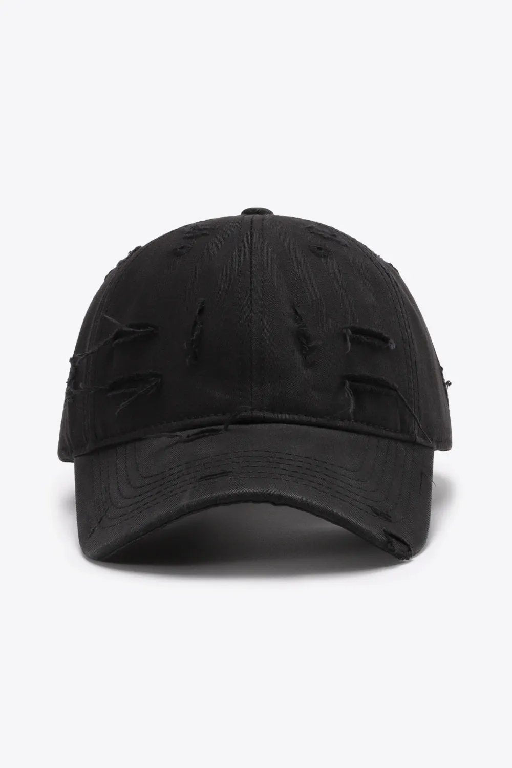 Distressed Adjustable Baseball Cap by Partner Label