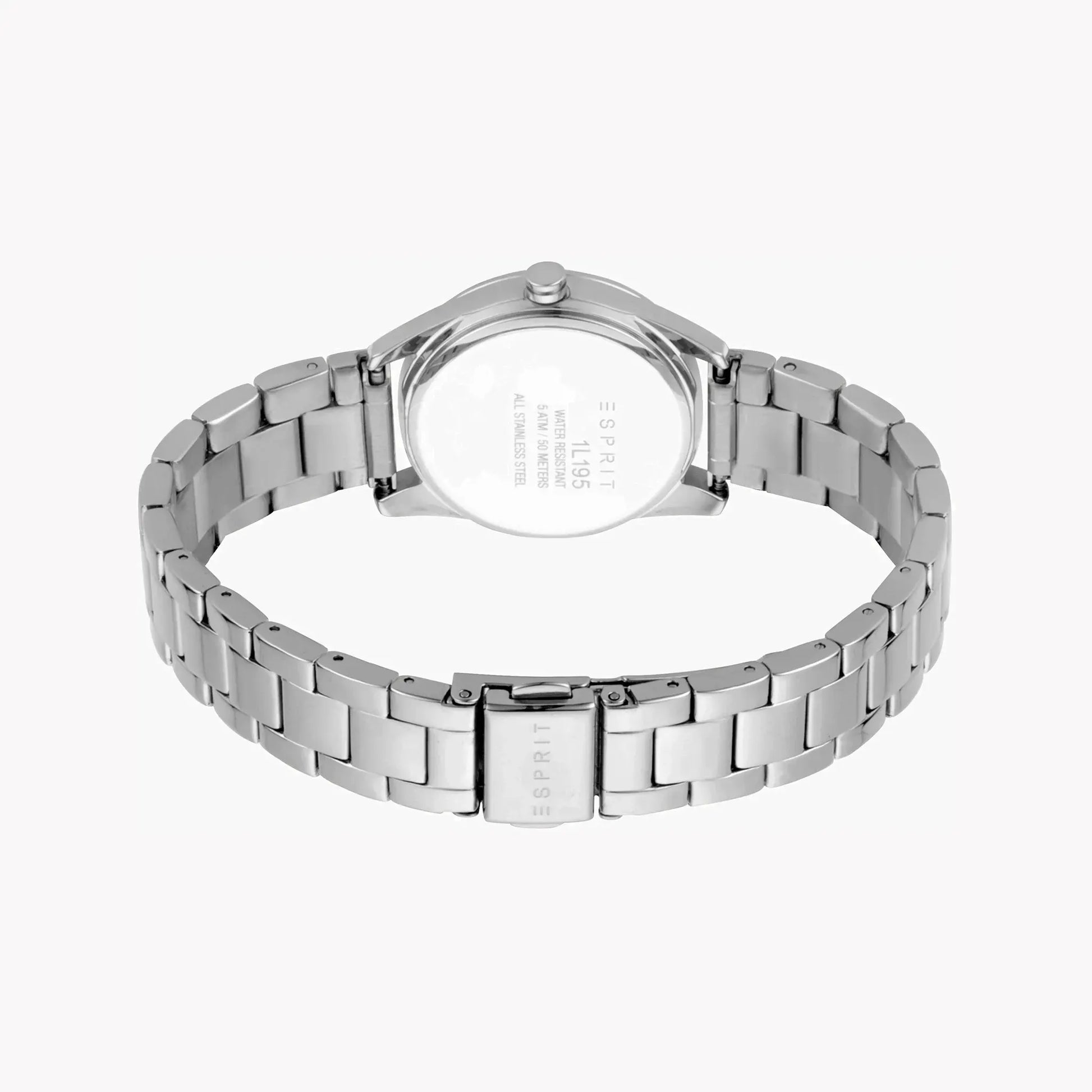 Esprit Women's Silver Stainless Steel Watch, Black Dial | Es1l091m0015 by ESPRIT
