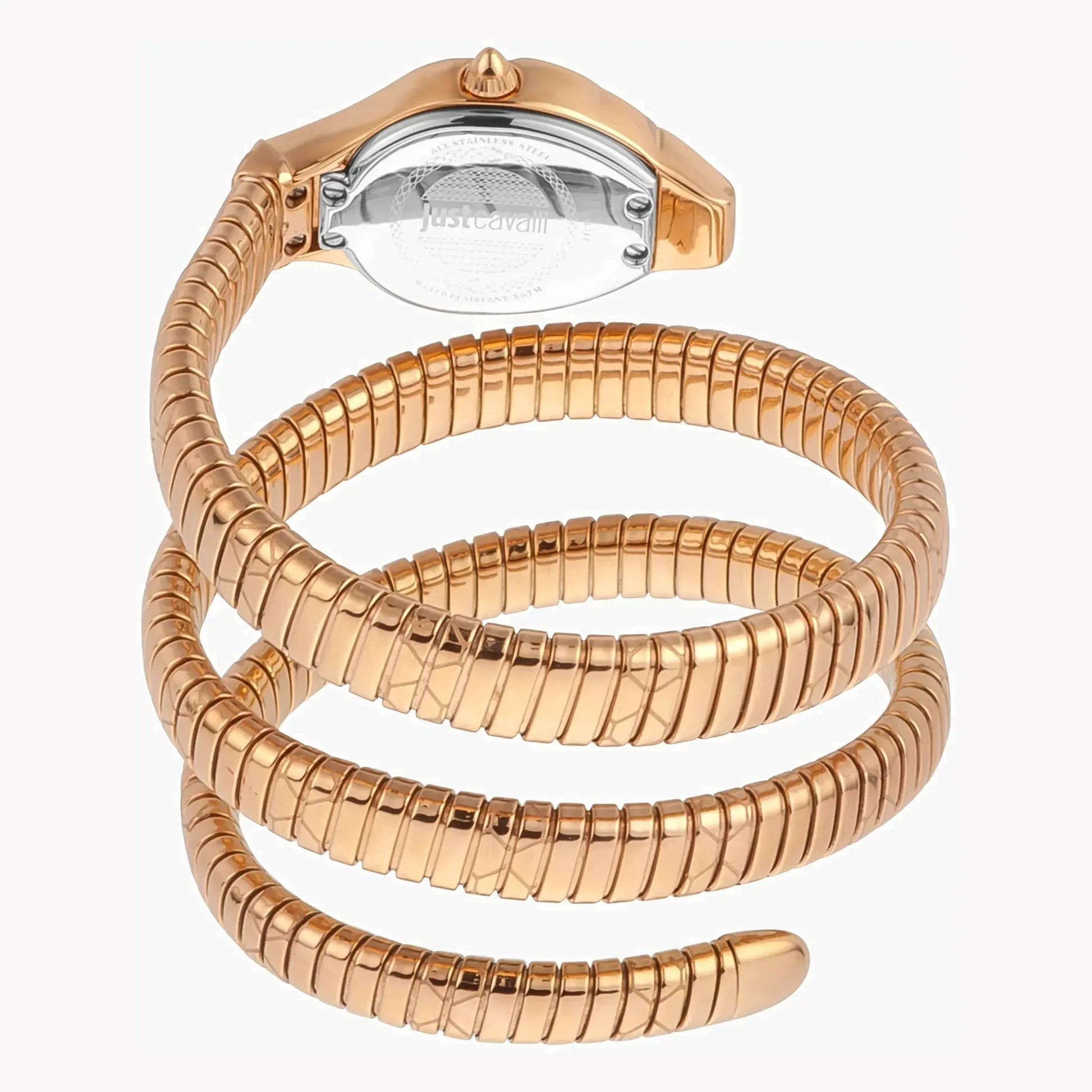 Just Cavalli Women's Rose Gold Watch, Silver Dial | Jc1l189m0055 by JUST CAVALLI
