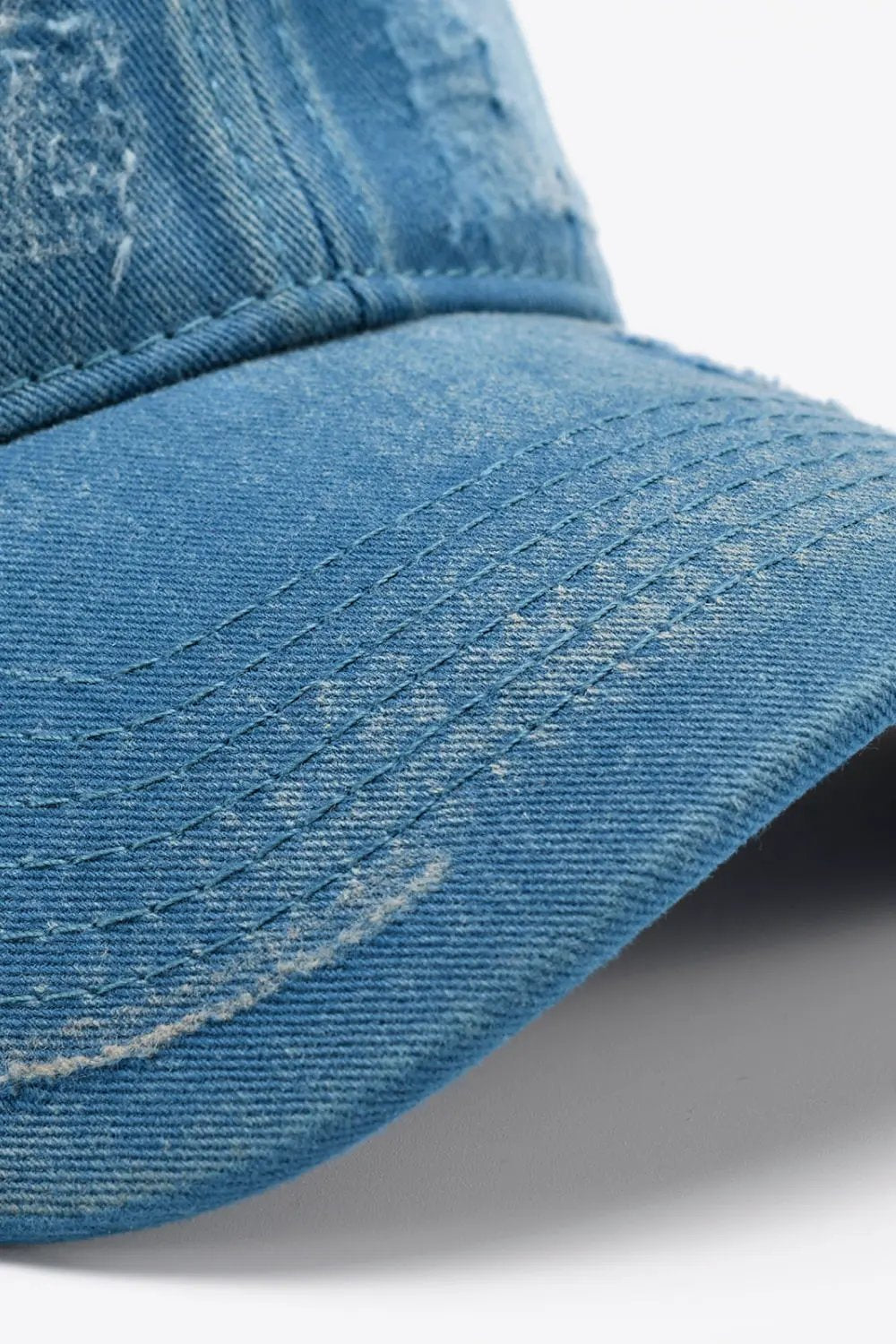 Distressed Adjustable Baseball Cap by Partner Label