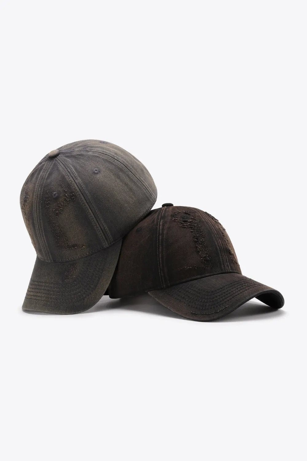 Distressed Adjustable Baseball Cap by Partner Label