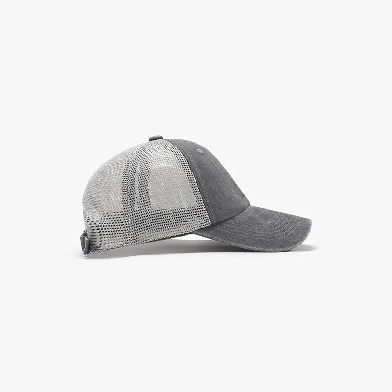 Breathable Mesh Adjustable Baseball Cap by Partner Label
