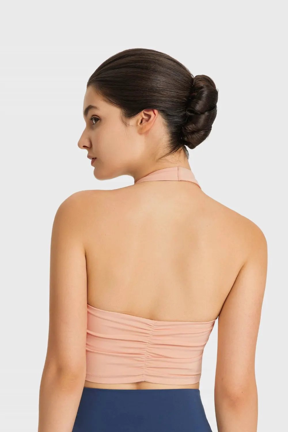 Millennia Breathable Halter Neck Sports Bra by Millennia