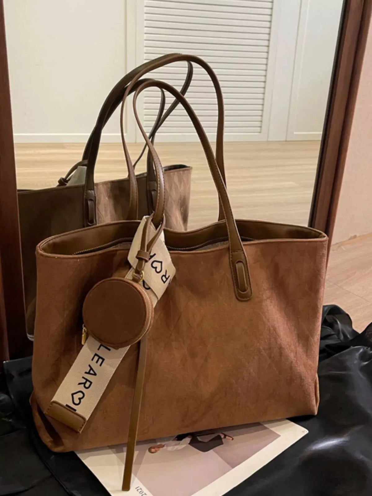 Large Capacity Tote Bag with Coin Purse by Partner Label