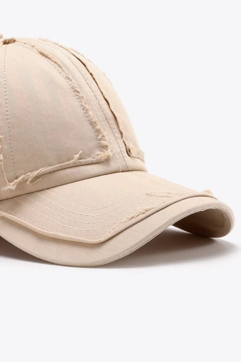 Distressed Adjustable Baseball Cap by Partner Label