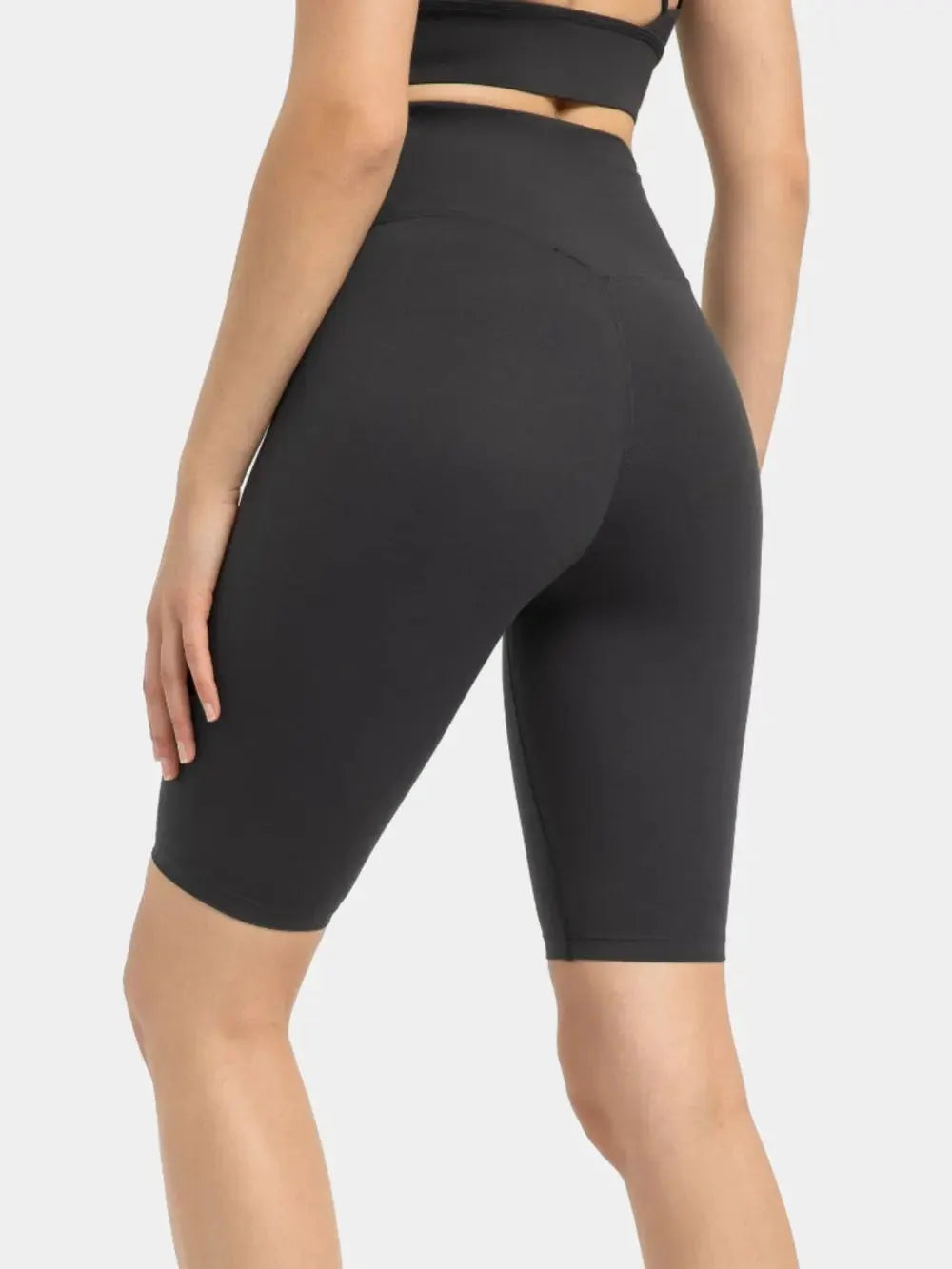 Millennia High Rise Wide Waistband Active Shorts by Millennia