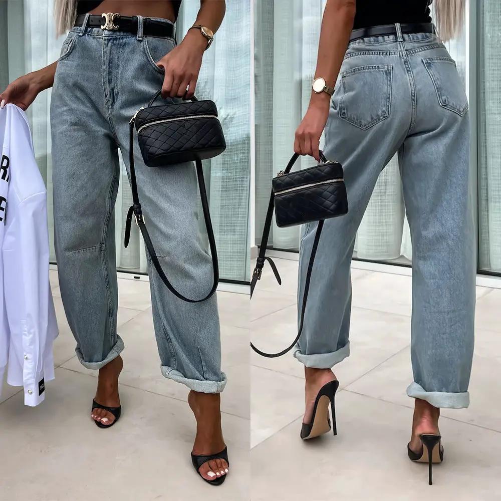 Street Hipster Casual Loose Women's Jeans by Maiden-Art