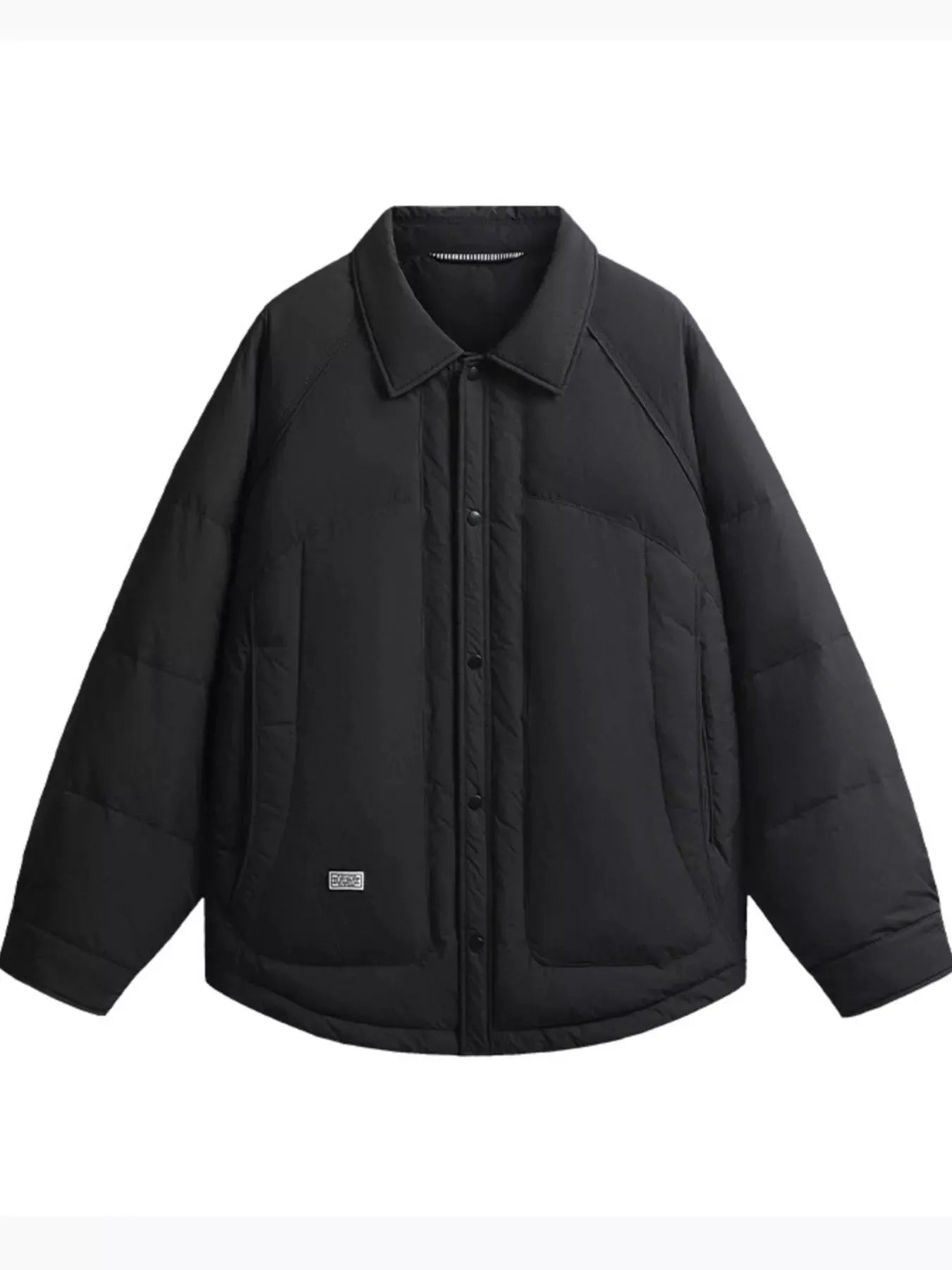 Men’s Plus Size Lightweight Padded Snap-Down Jacket by Partner Label