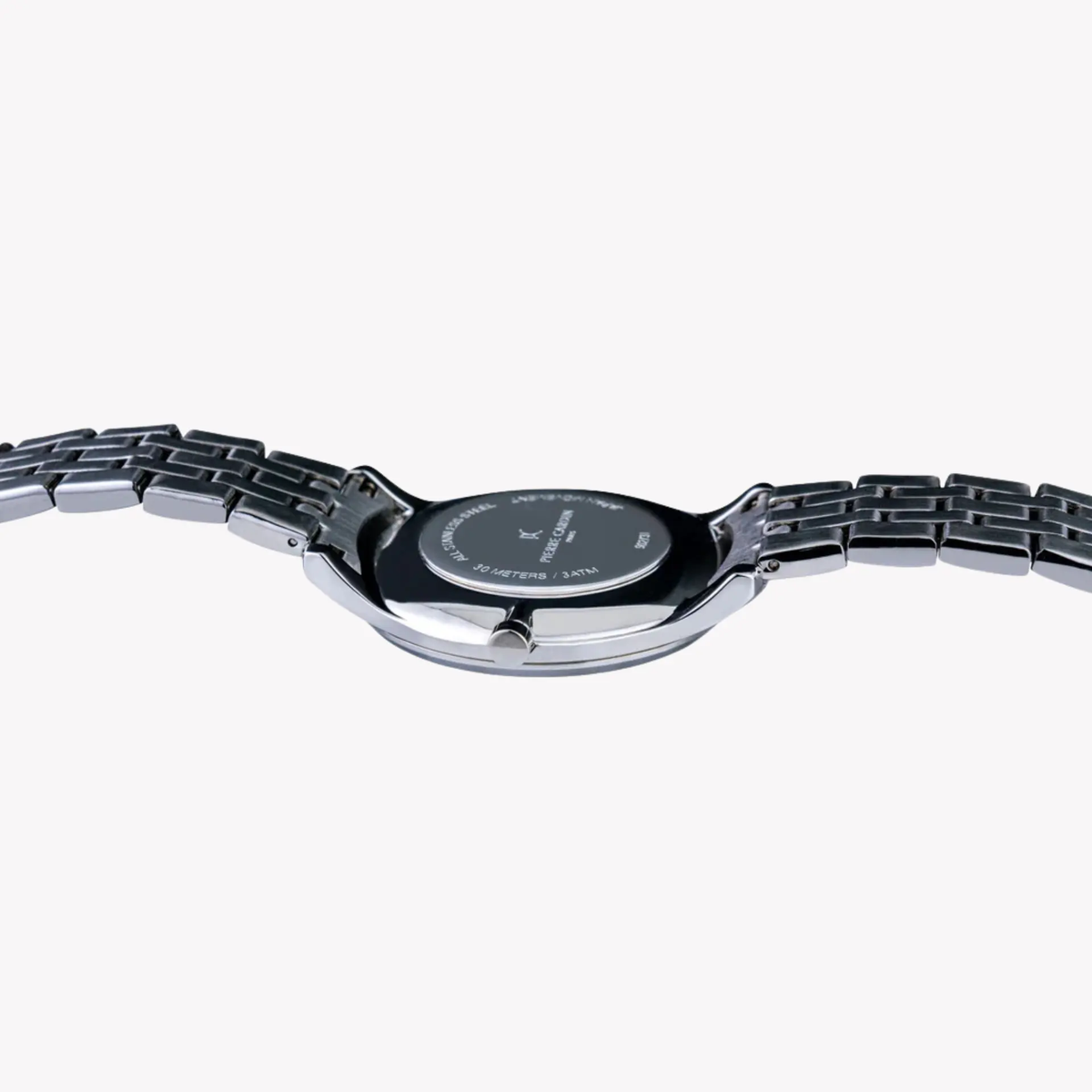 Pierre Cardin Men's Silver Watch, Black Dial | Pc902731f108 by PIERRE CARDIN