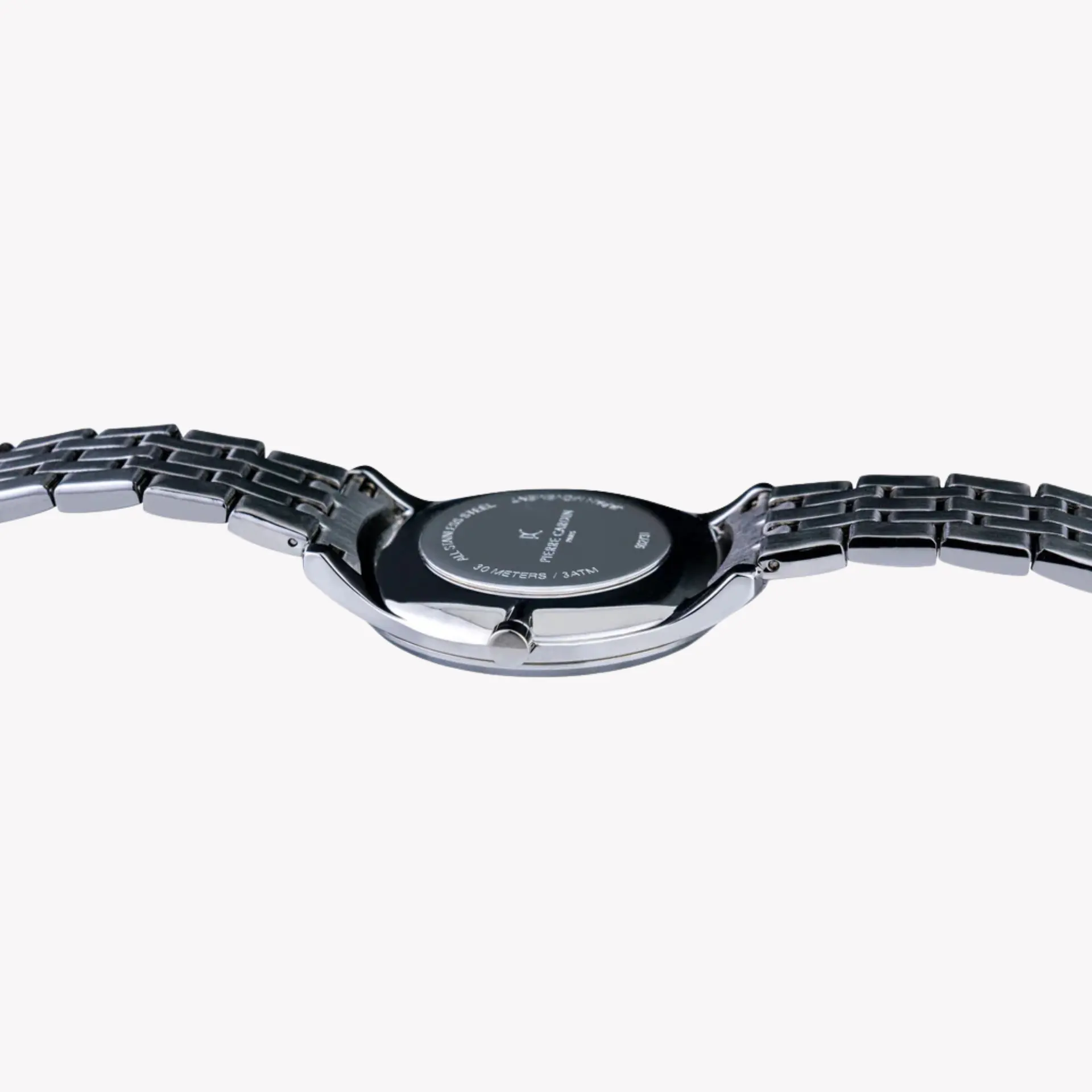 Pierre Cardin Men's Silver Watch, Black Dial | Pc902731f108 by PIERRE CARDIN