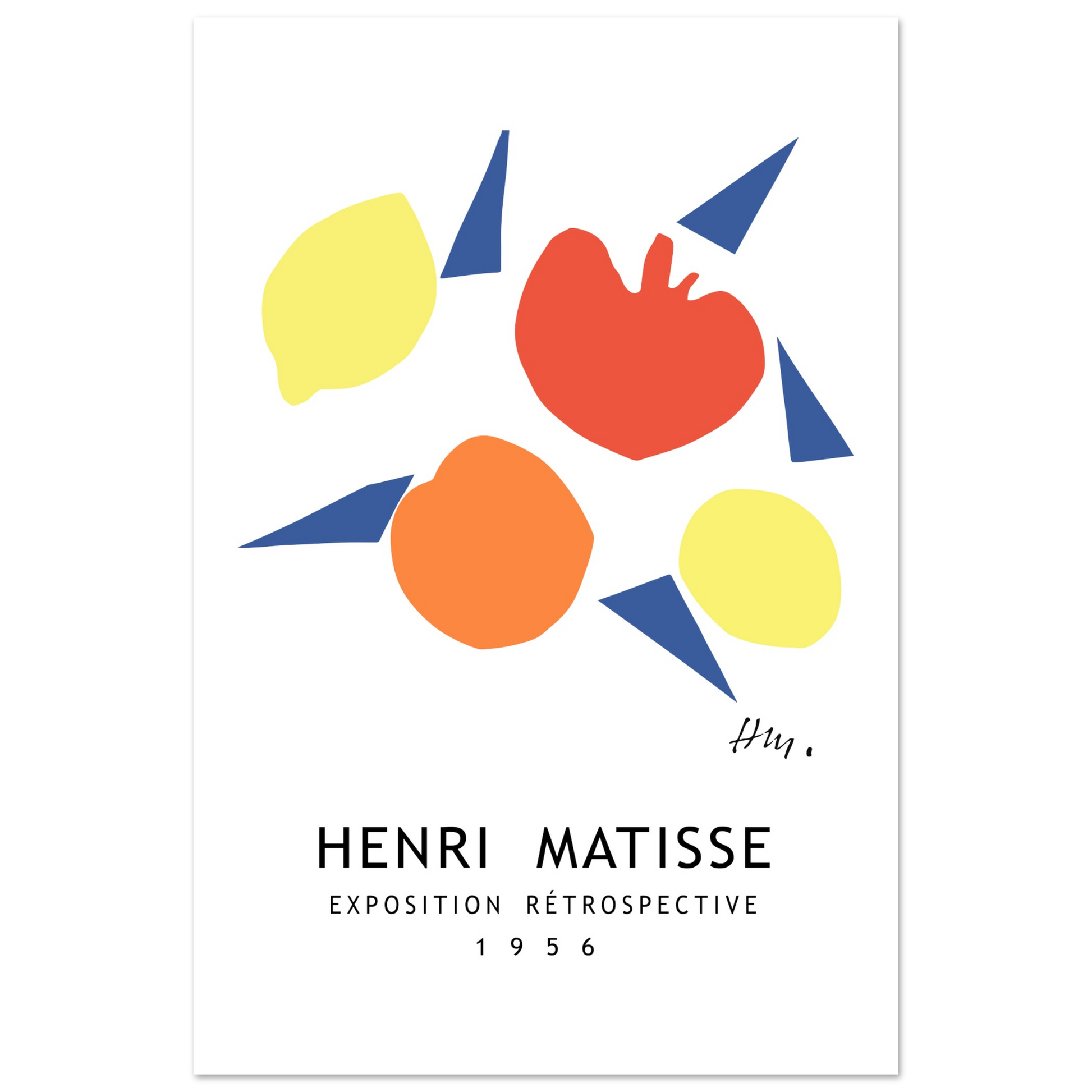 Henri Matisse Exposition Rétrospective poster by Art-O-Rama Shop