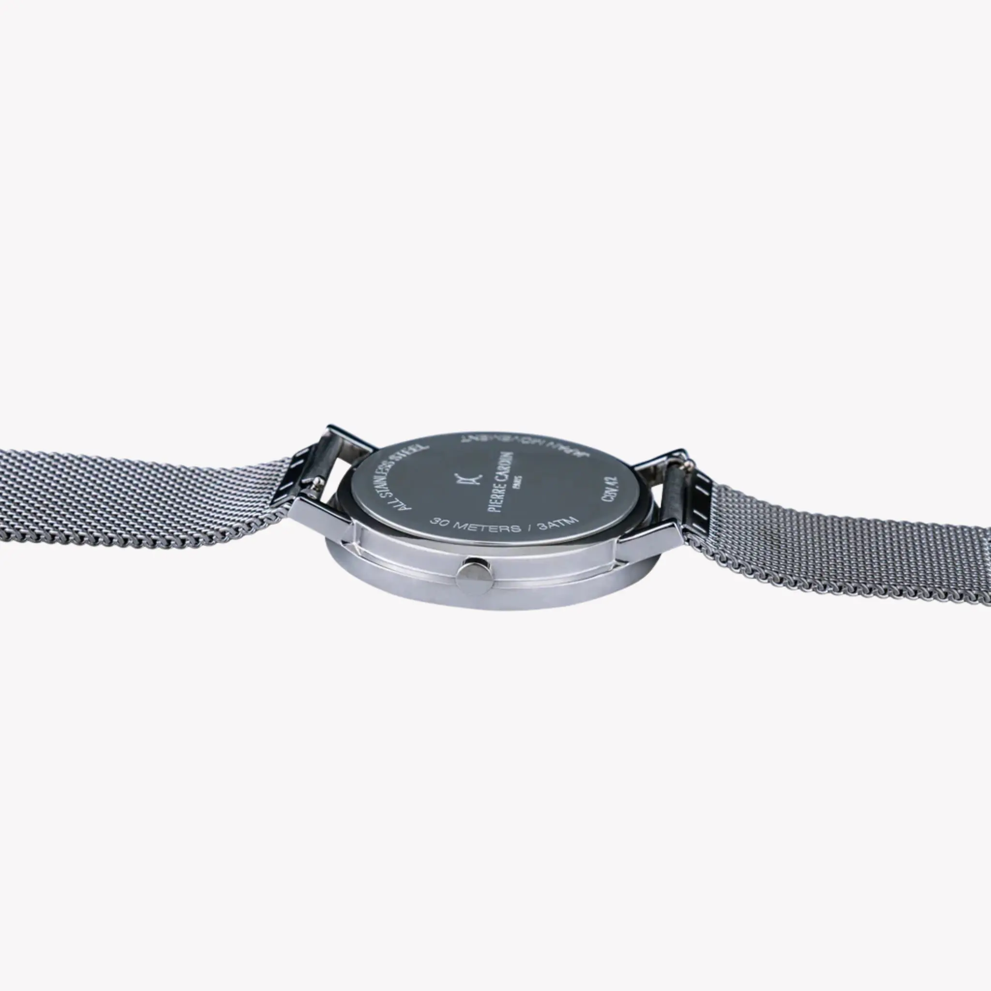 Pierre Cardin Men's Silver Stainless Steel Watch, Gray Dial | Cbv.1053 by PIERRE CARDIN