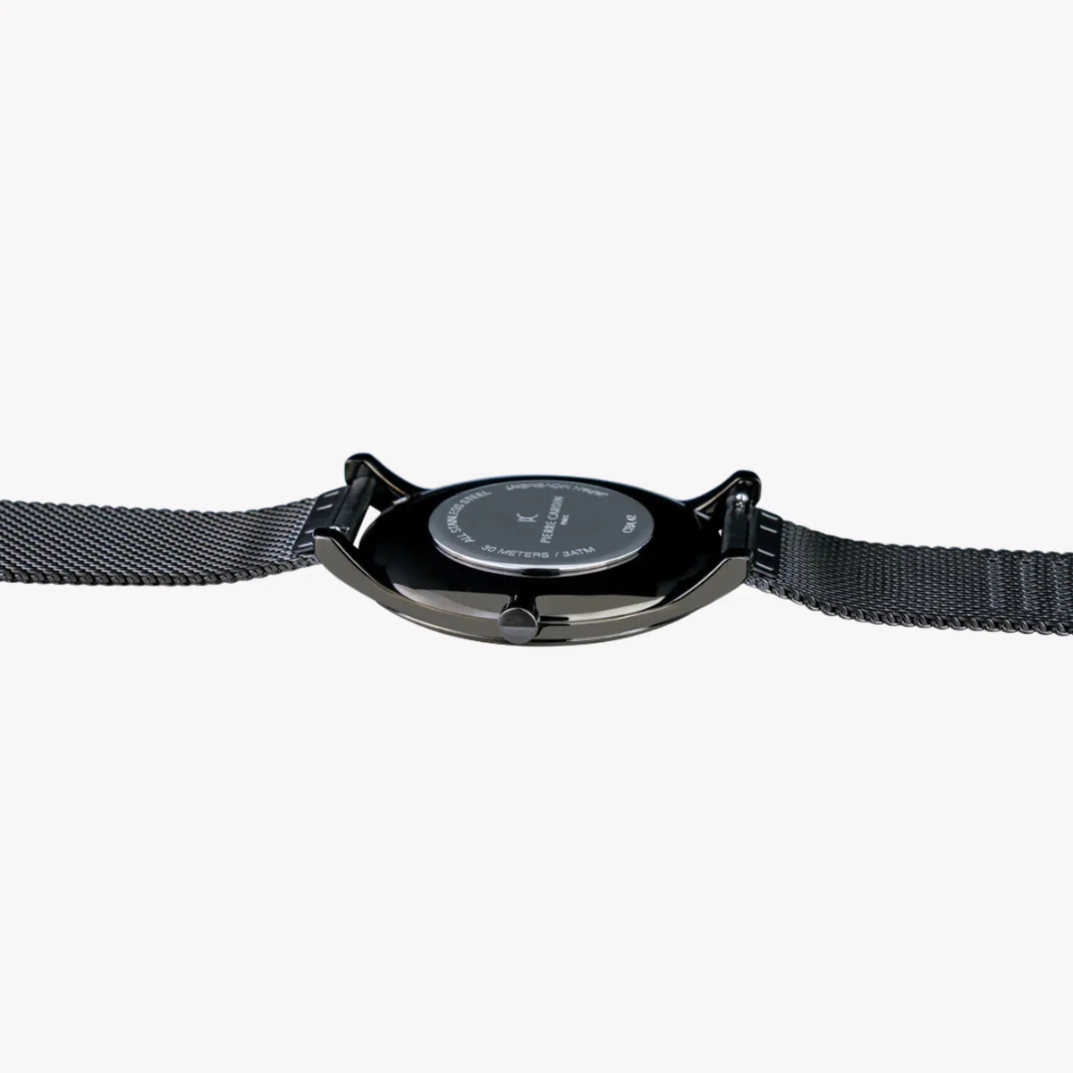 Pierre Cardin Men's Gray Stainless Steel Watch, Black Case | Cba.4014 by PIERRE CARDIN