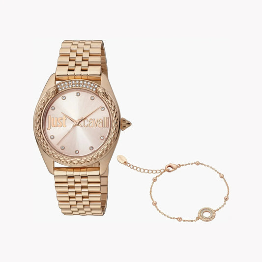 Just Cavalli Women's Rose Gold Watch, Elegant Design | Jc1l195m0085 by JUST CAVALLI