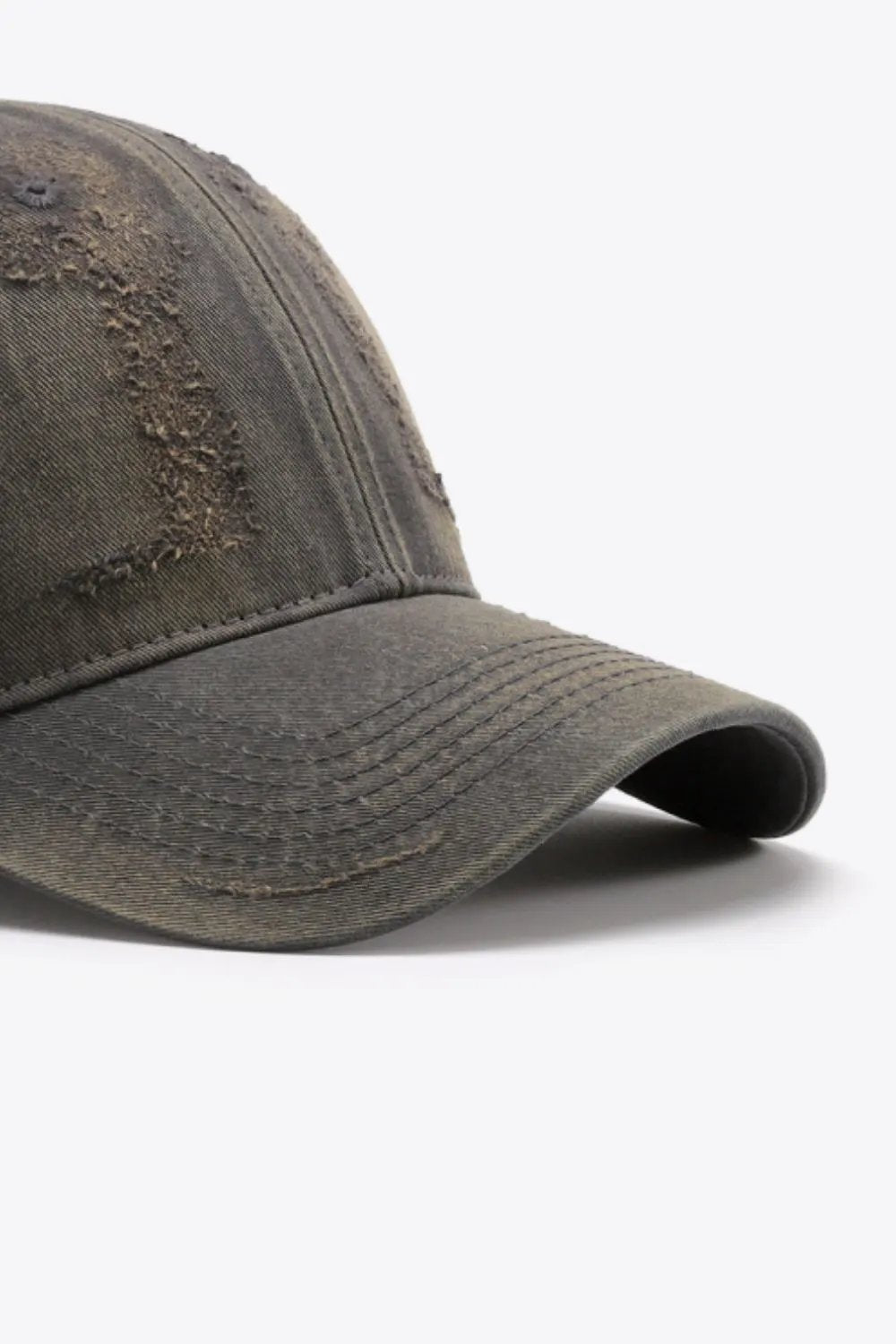 Distressed Adjustable Baseball Cap by Partner Label