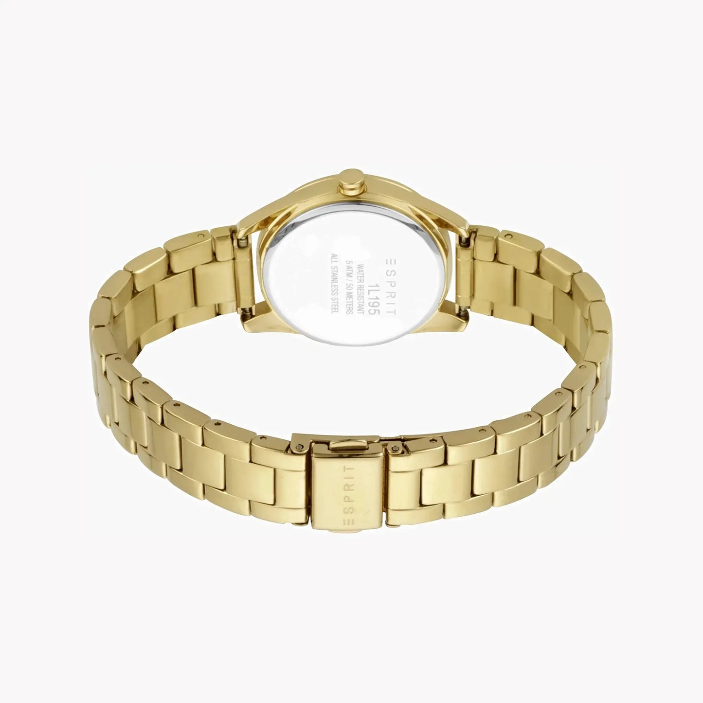 Esprit Women's Gold Stainless Steel Watch, Silver Dial | ES1L195M0085 by ESPRIT