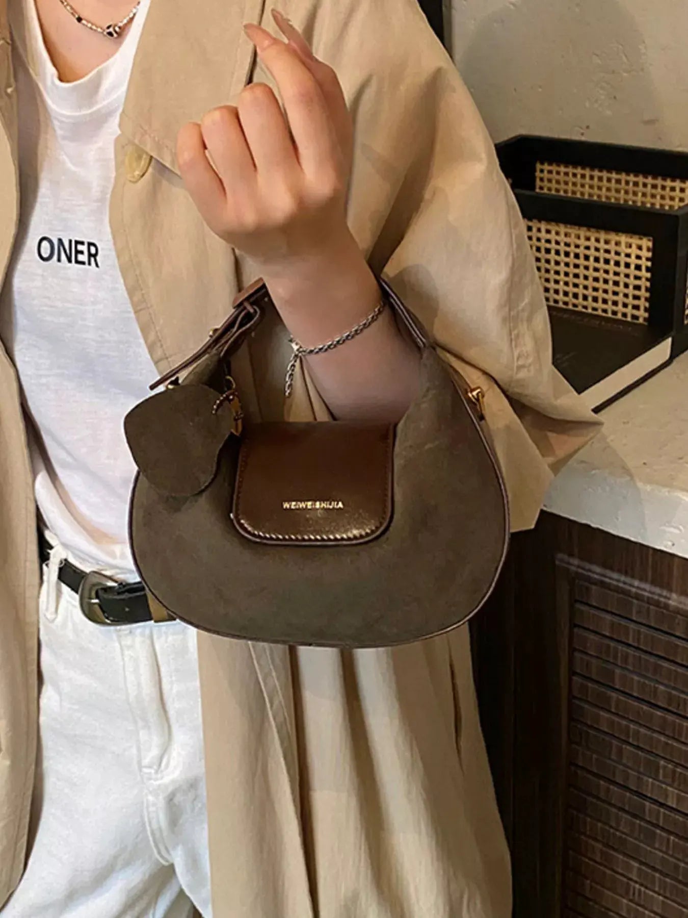 Top Handle Crossbody Bag by Partner Label