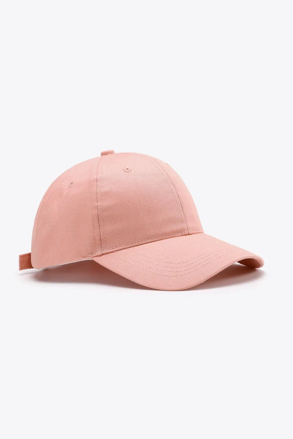 Plain Adjustable Cotton Baseball Cap by Partner Label