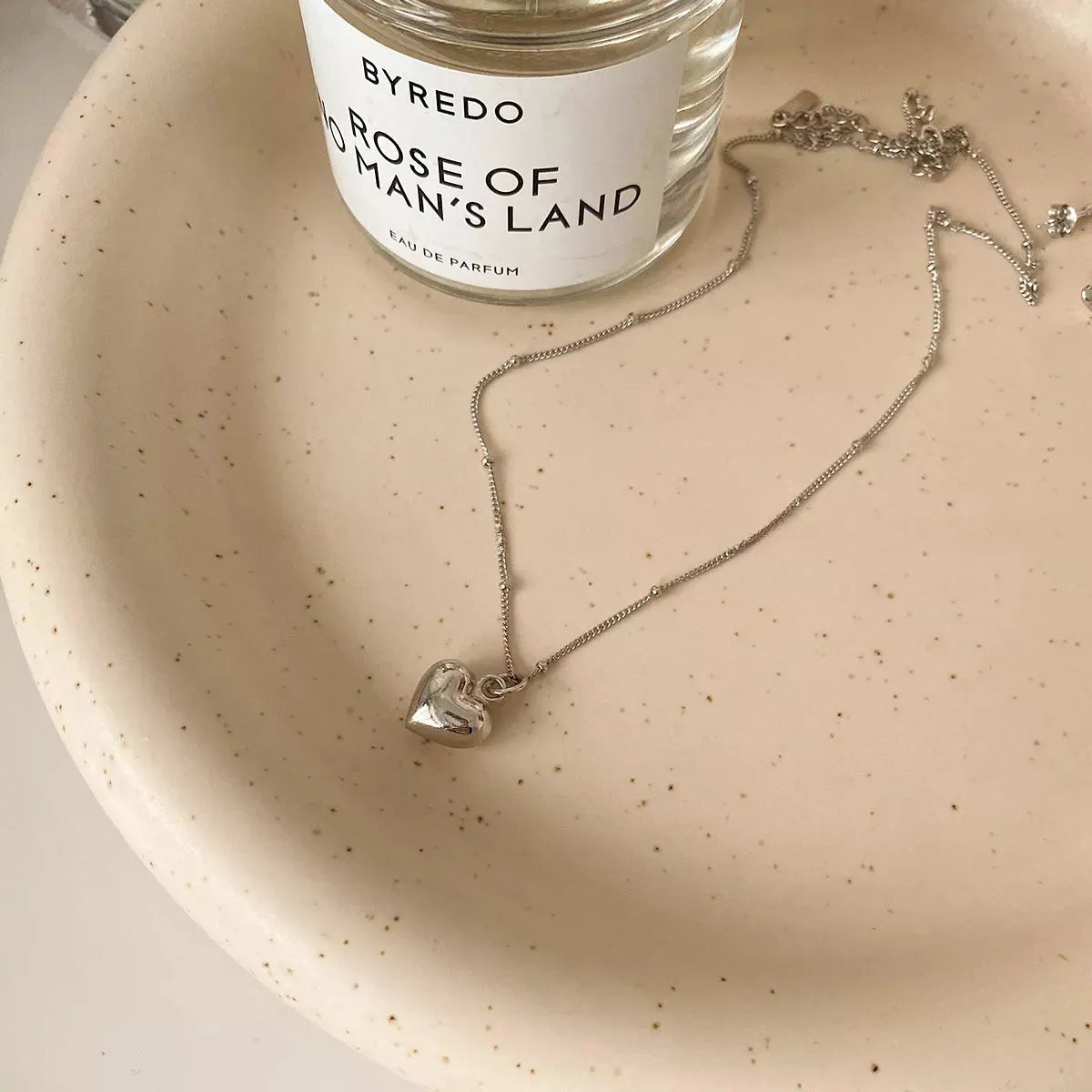 925 Sterling Silver Heart Necklace by Partner Labels