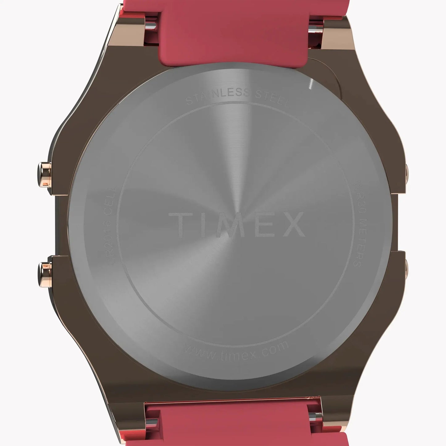 Timex Unisex Rose Gold & Pink Resin Strap Watch | T80 by TIMEX