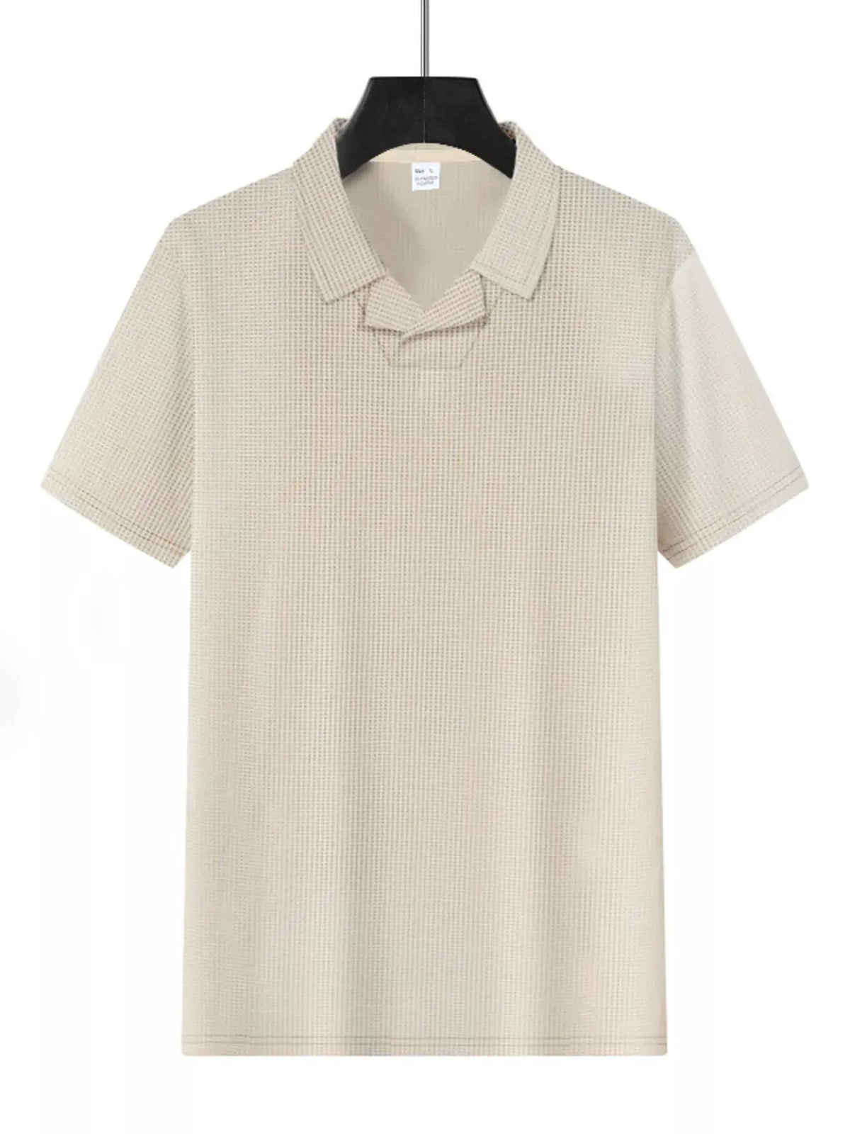 Men's Full Size Casual Short Sleeve Polo and Shorts Set Plus Size by Trendsi