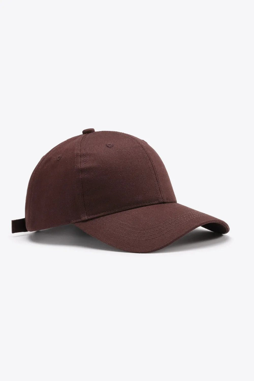 Plain Adjustable Cotton Baseball Cap by Partner Label