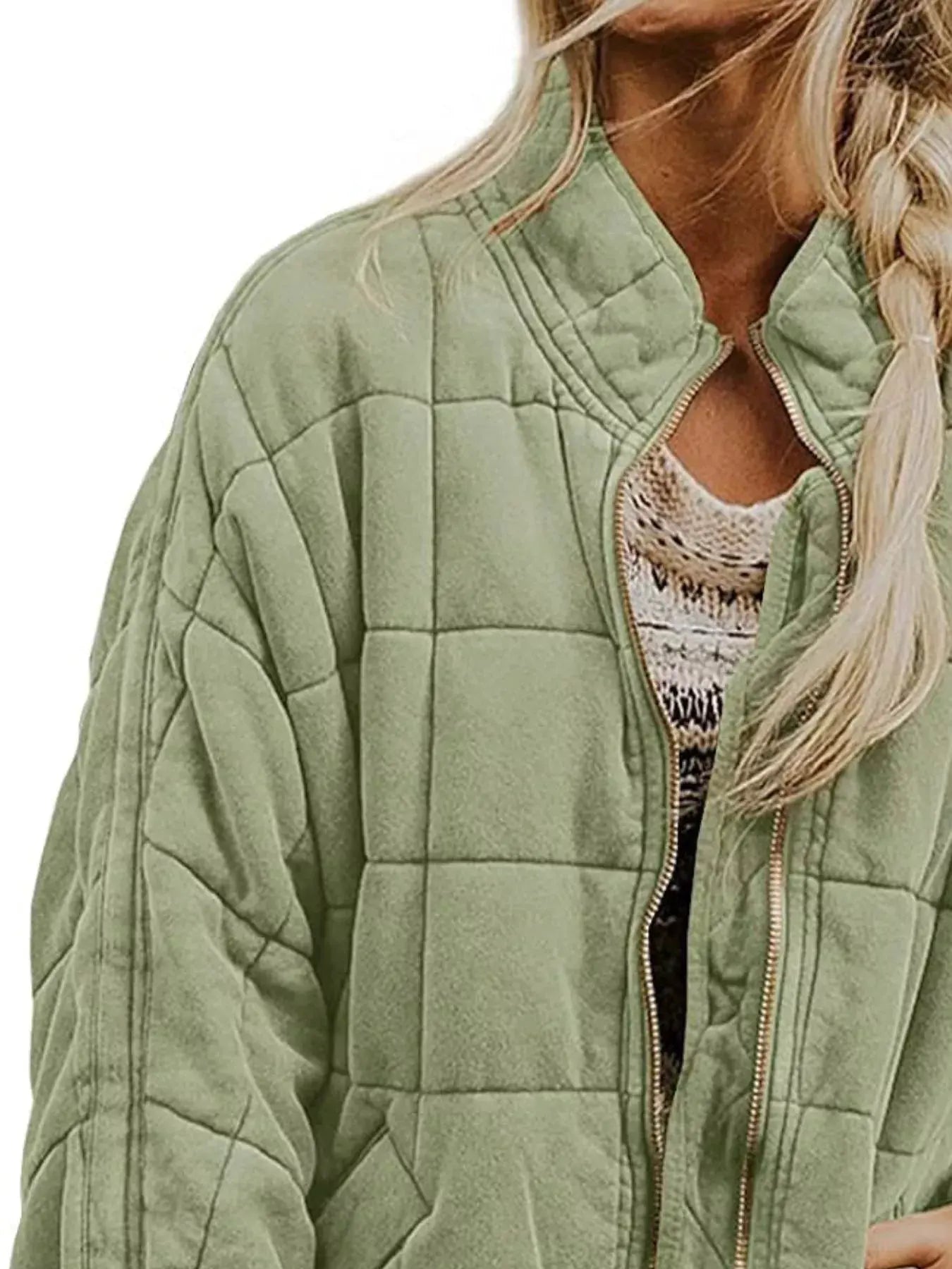 Quilted Zip Up Outerwear | Partner Labels Selection by Partner Label
