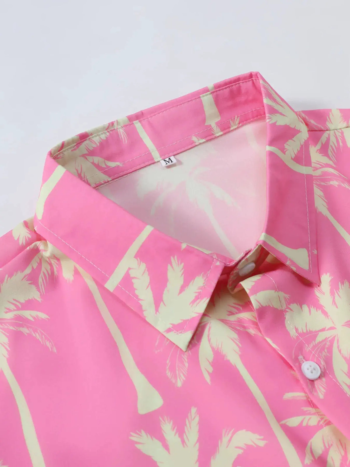 Men's Palm Tree Print Top and Shorts Summer Set by Trendsi