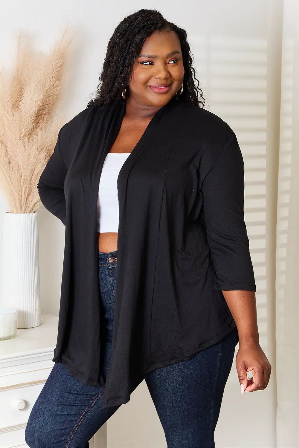 Culture Code Full Size Open Front Cardigan by Culture Code