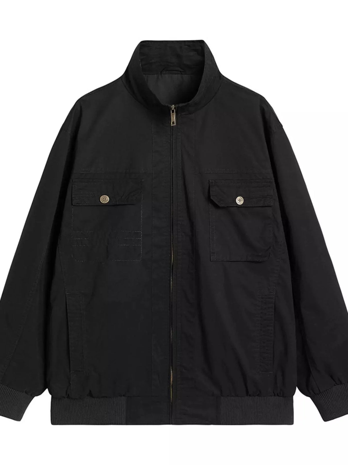 Men's Plus Size Casual Lightweight Zip-Up Jacket by Partner Label