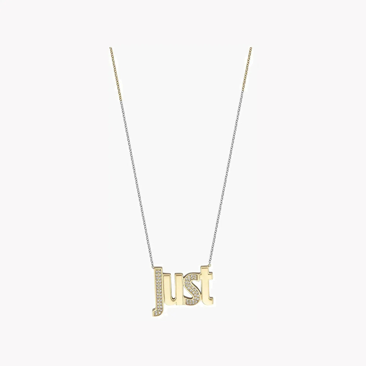 Just Cavalli Women's Silver Stainless Steel Necklace | Jcnl00600800 by JUST CAVALLI