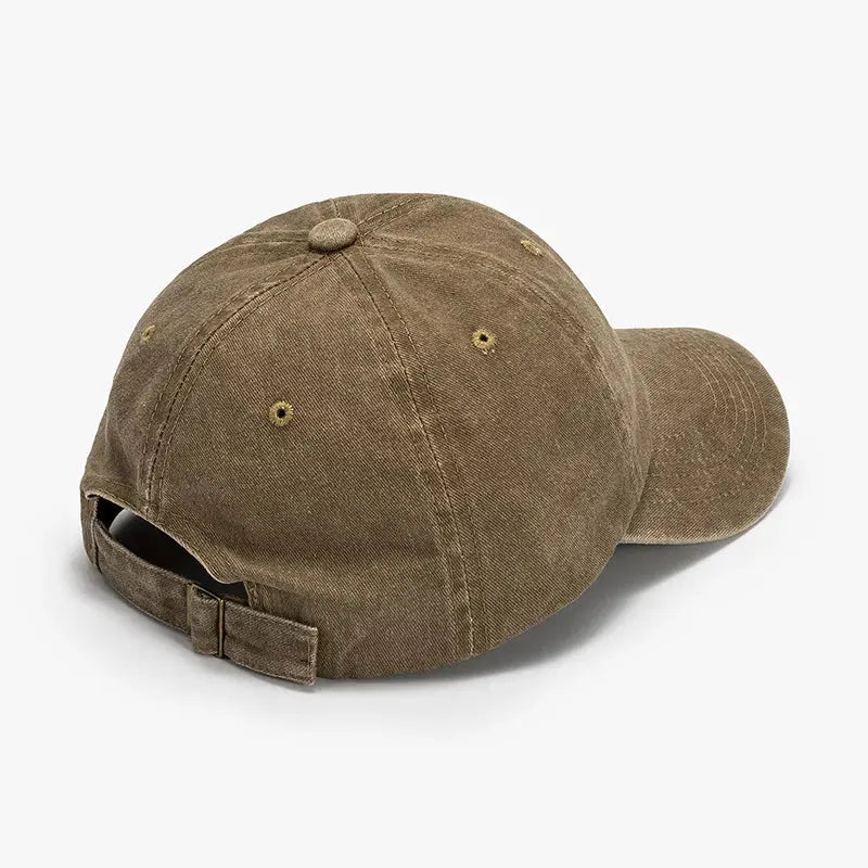 Washed Curved-Brim Baseball Cap by Partner Label