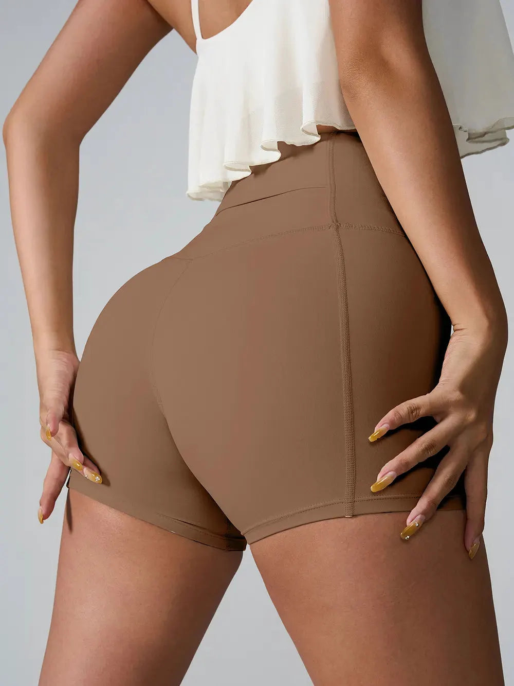 High Waist Active Shorts by Partner Label