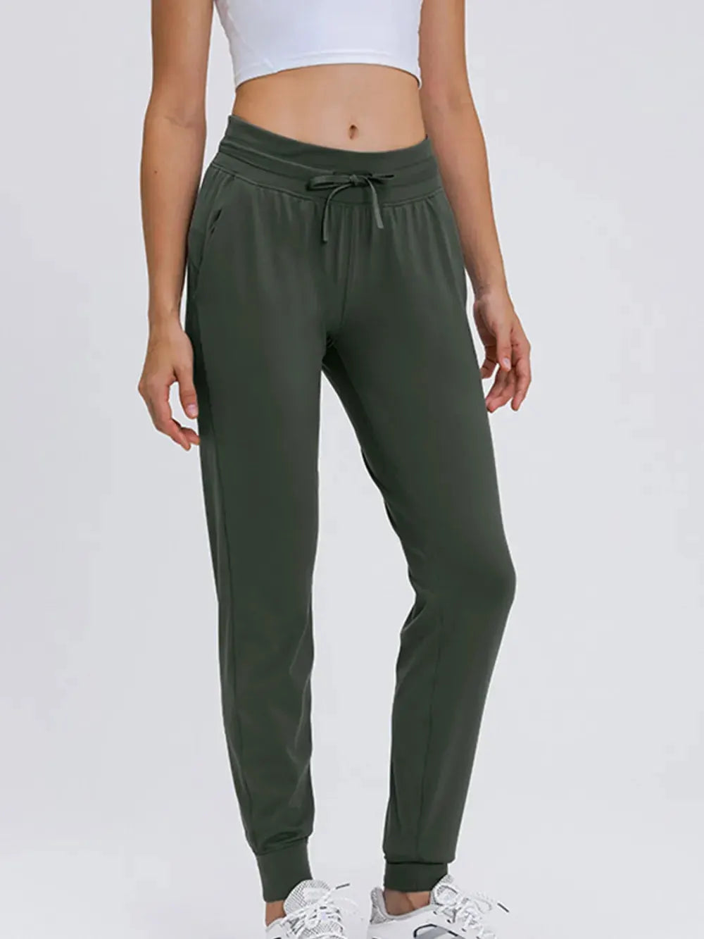 Millennia Double Take Tied Joggers with Pockets by Double Take