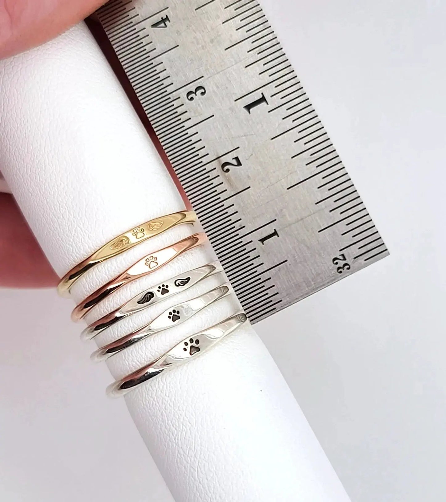 Tiny Name Ring - Minimalist Ring - delicate ring by Maiden-Art