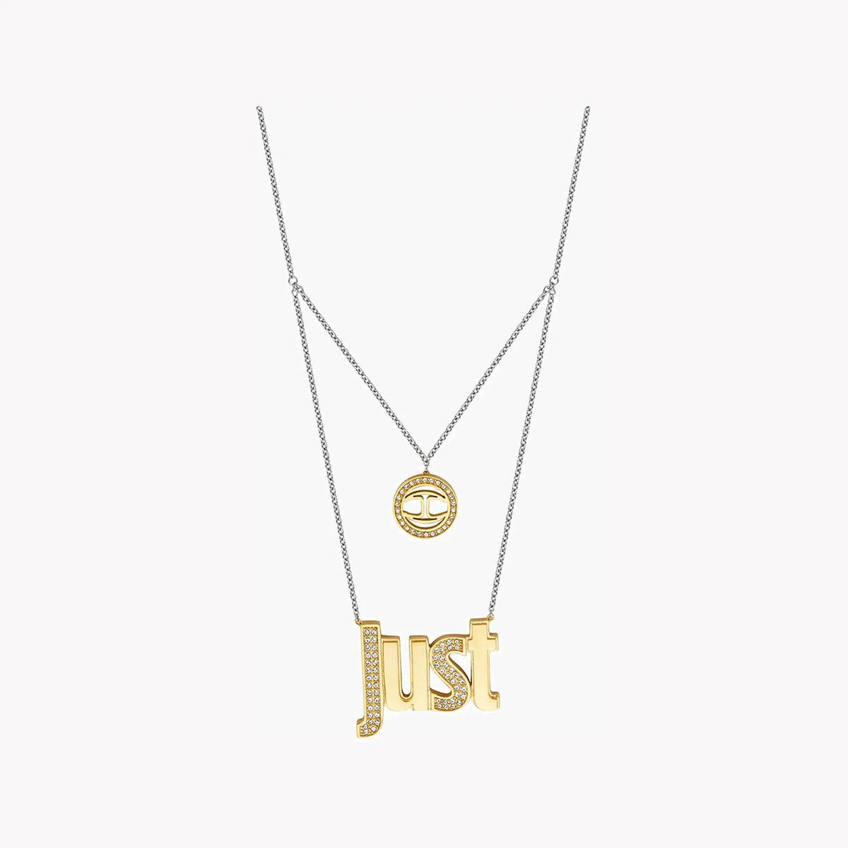 Just Cavalli Women's Silver Stainless Steel Necklace | Jcnl00600400 by JUST CAVALLI