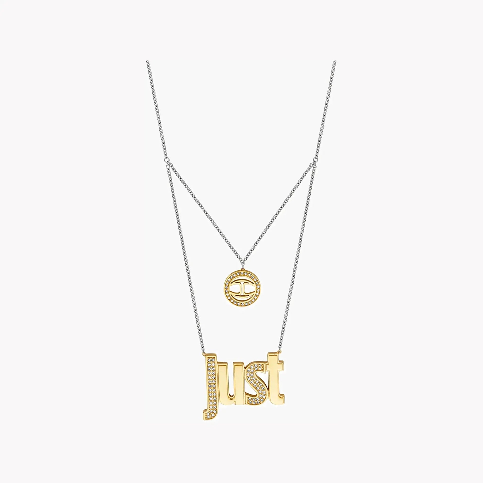 Just Cavalli Women's Silver Stainless Steel Necklace | Jcnl00600400 by JUST CAVALLI
