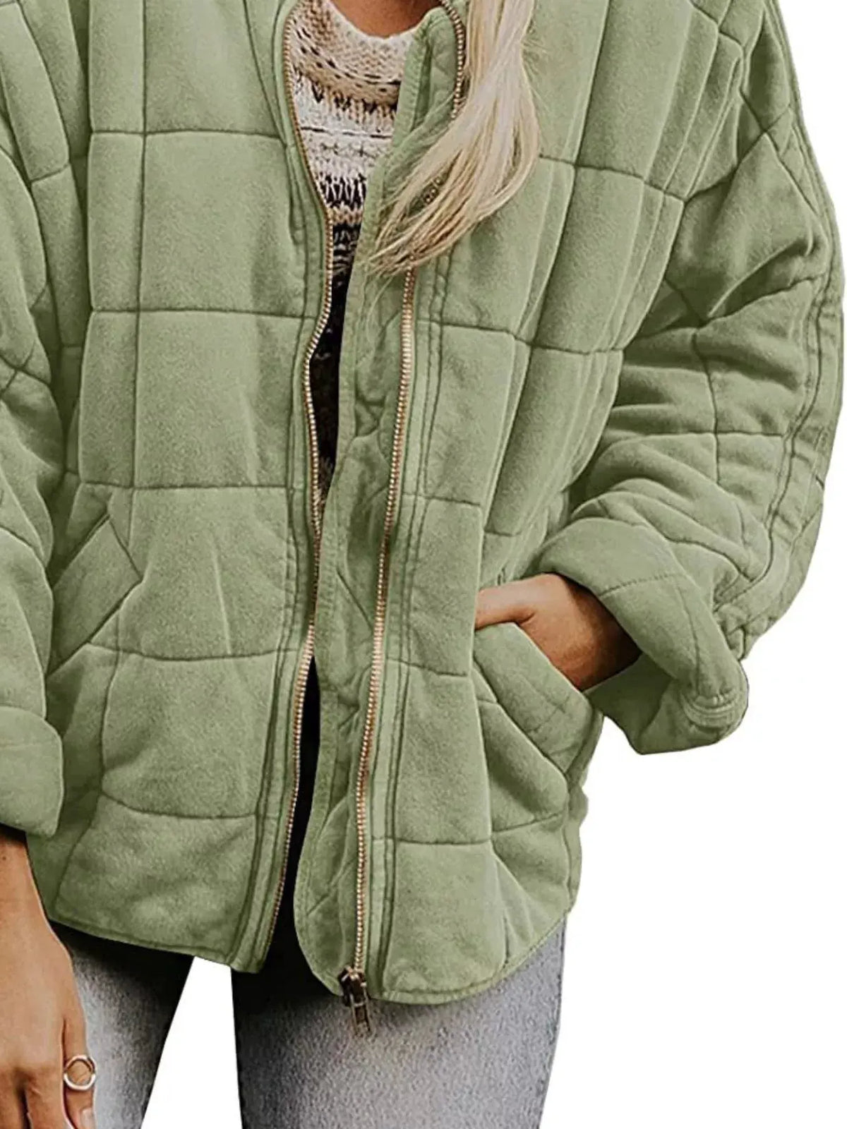 Quilted Zip Up Outerwear | Partner Labels Selection by Partner Label