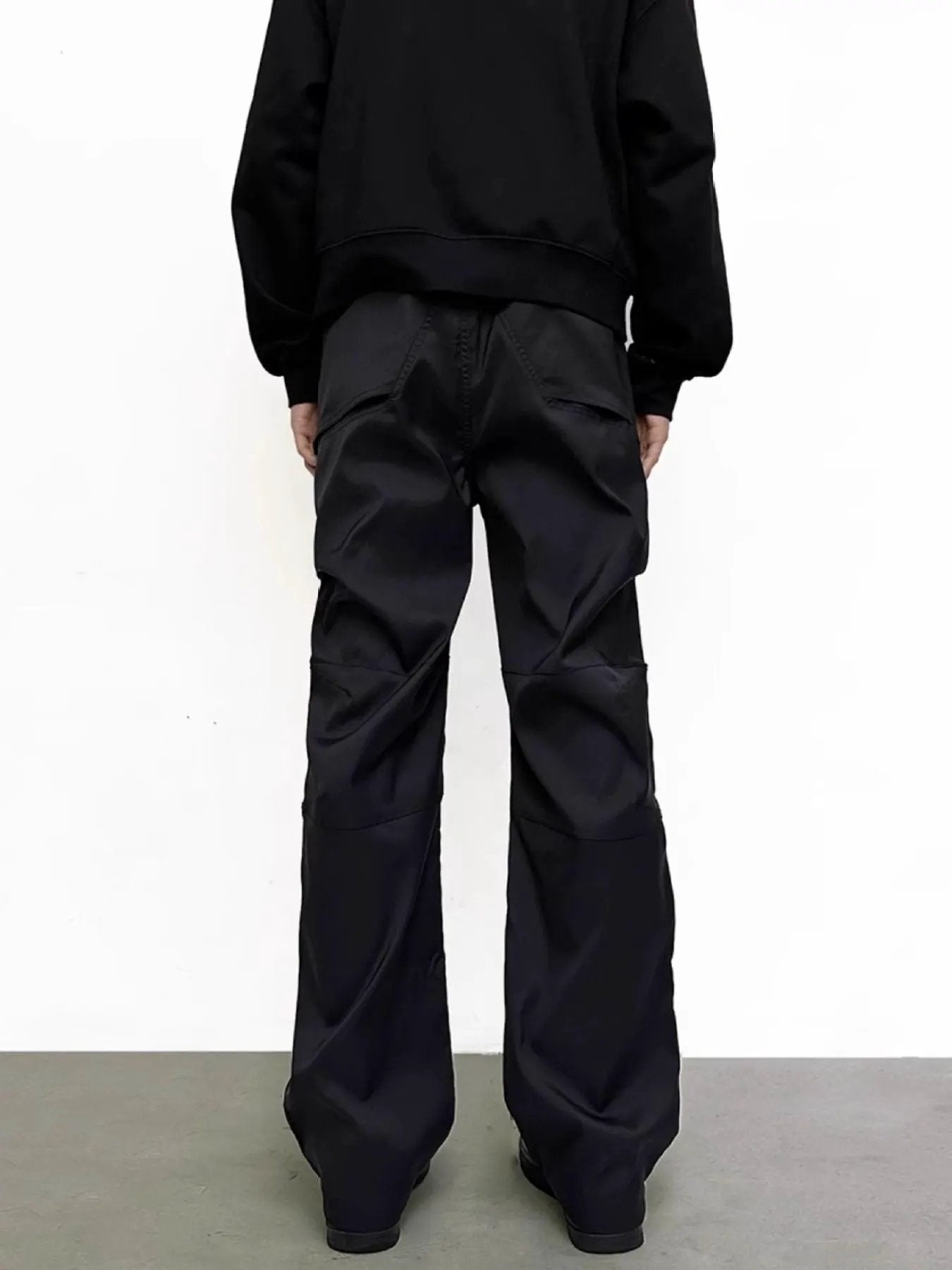 Men's Plus Size Slim Fit Pants with Pockets by Partner Label