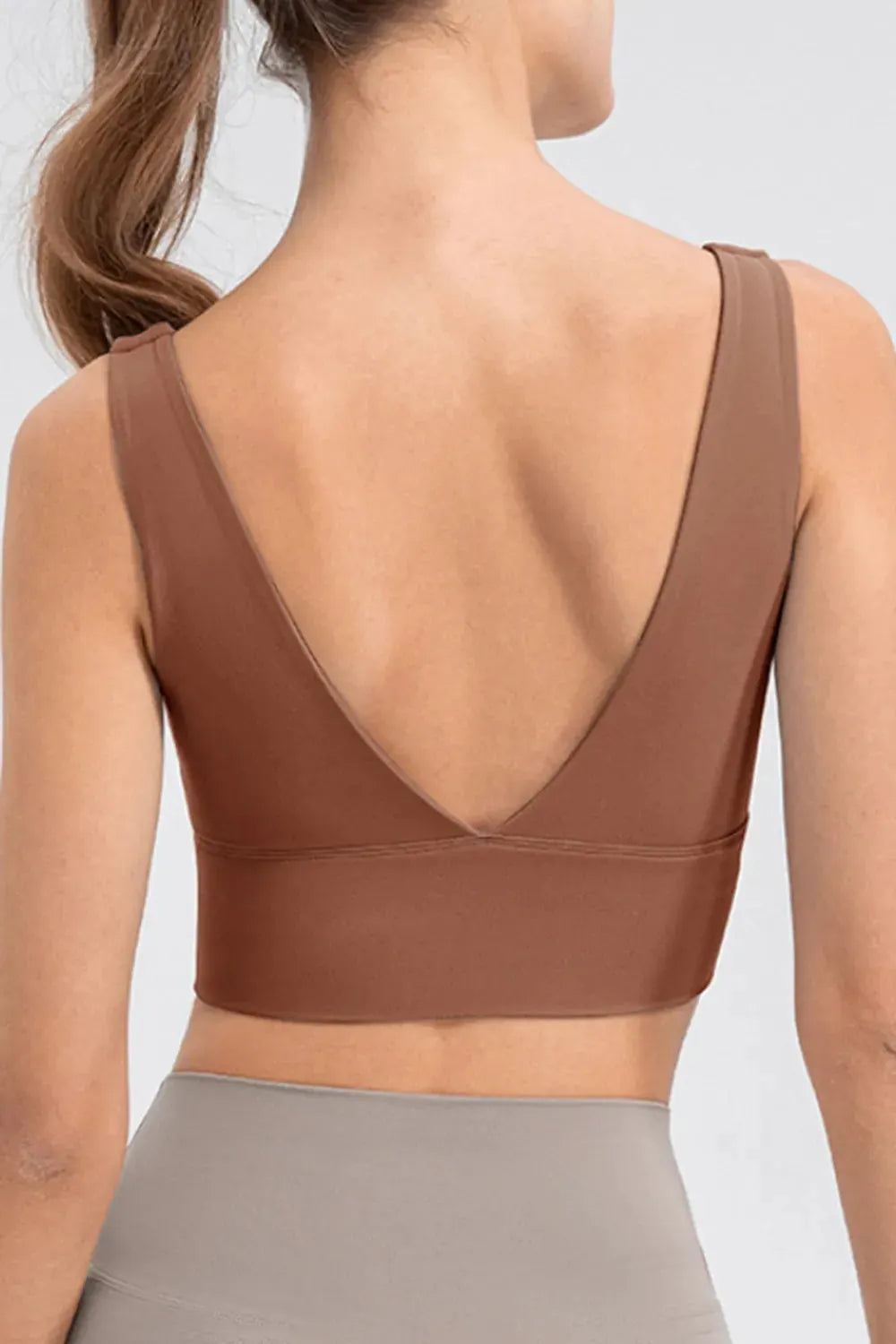 Scoop Neck Wide Strap Active Tank by Partner Label