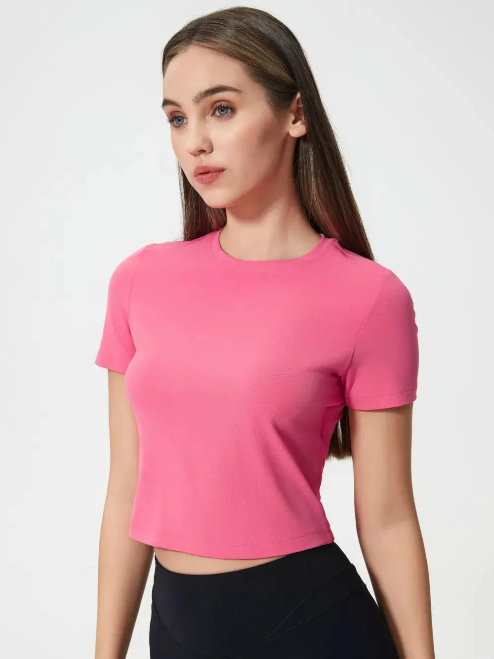Millennia Round Neck Short Sleeve Active T-Shirt by Millennia