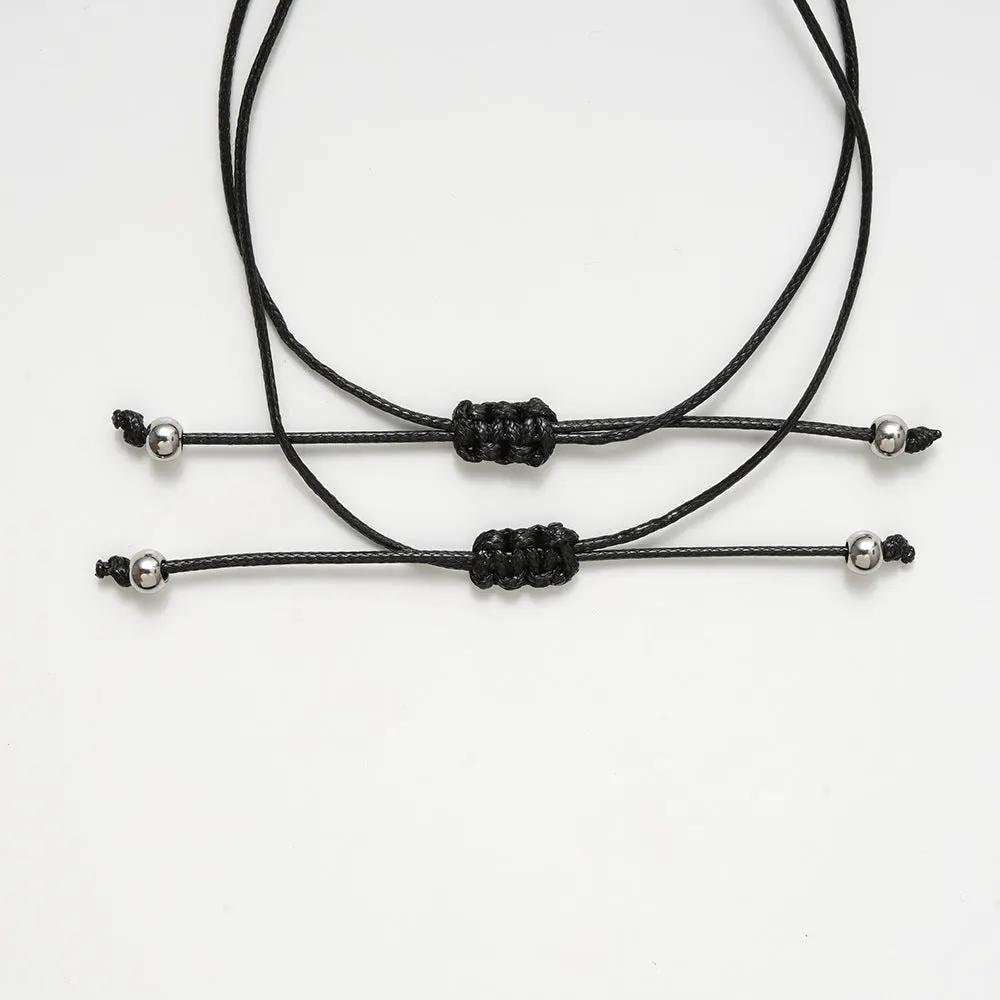 Card Couple Heart Bracelet by Maiden-Art