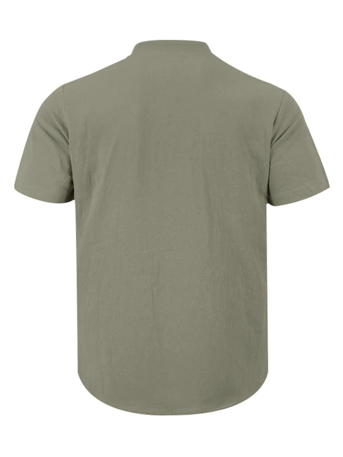 Men's Full Size Casual Short Sleeve Shirt Plus Size by Trendsi