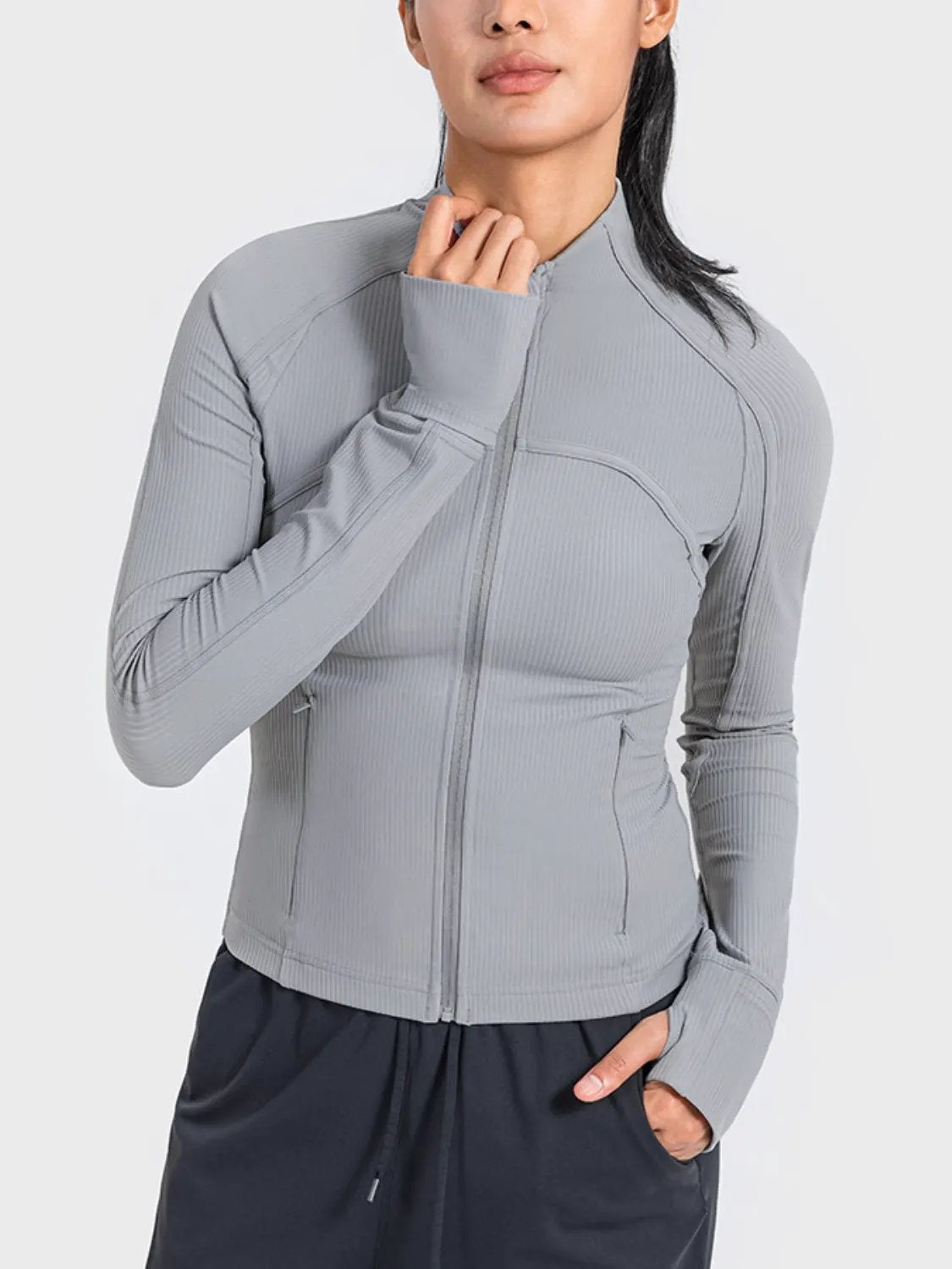 Millennia Zip-Up Long Sleeve Sports Jacket by Millennia