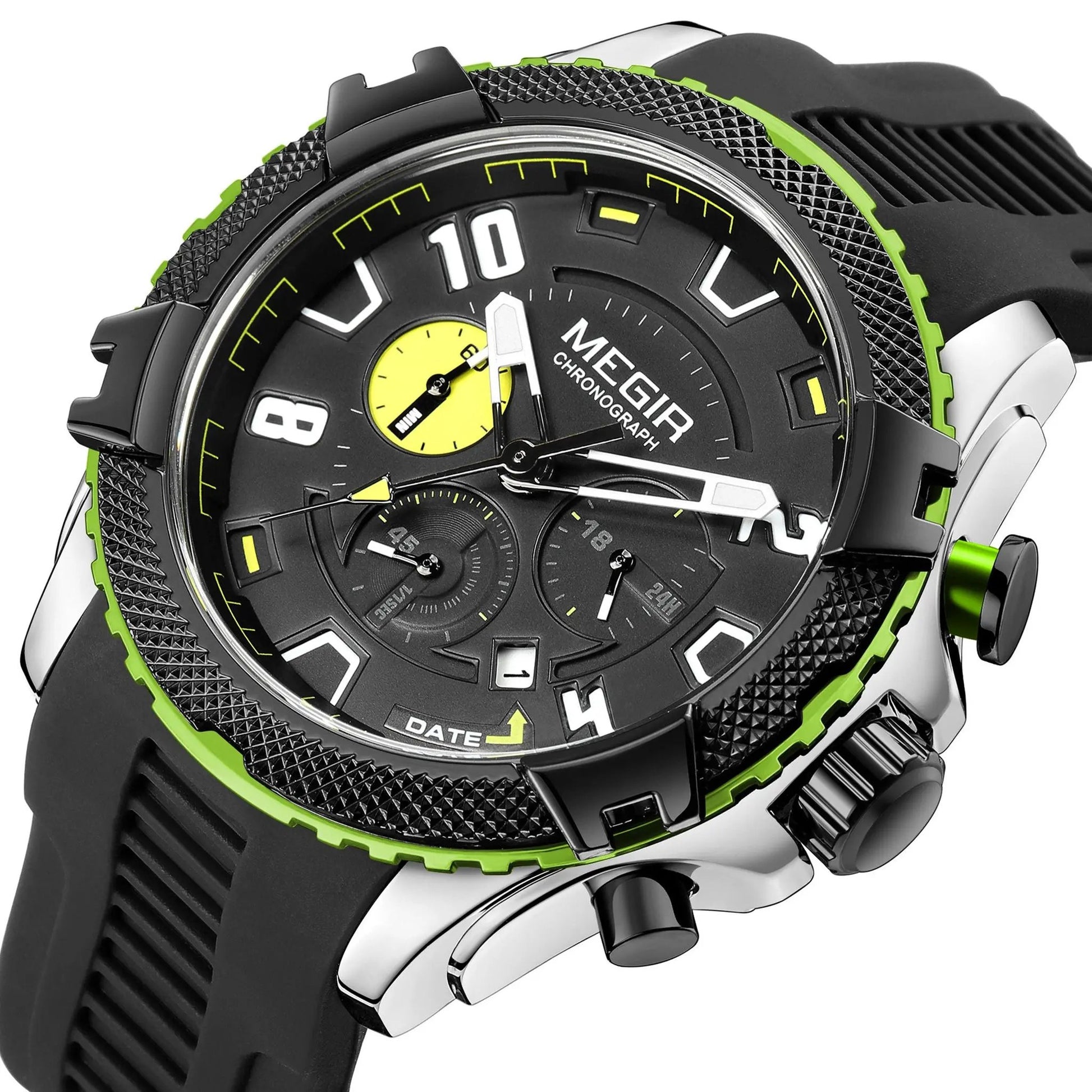 MEGIR Luxury Men's Watches Fashion Sport Quartz Watch Waterproof Date Chronograph Military Wristwatches Clock Reloj Hombre 2200 by MEGIR WATCH GROUP