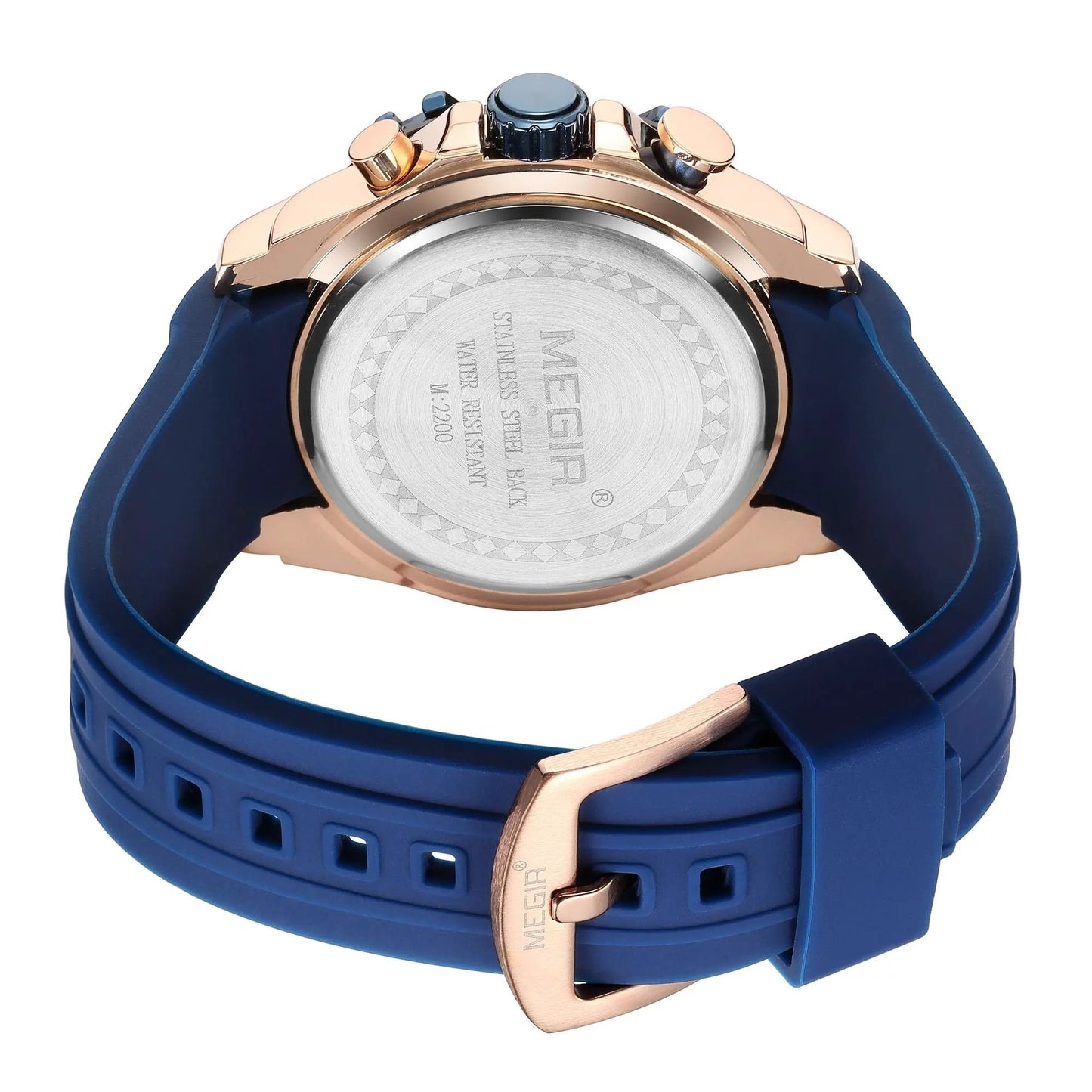 MEGIR Luxury Men's Watches Fashion Sport Quartz Watch Waterproof Date Chronograph Military Wristwatches Clock Reloj Hombre 2200 by MEGIR WATCH GROUP