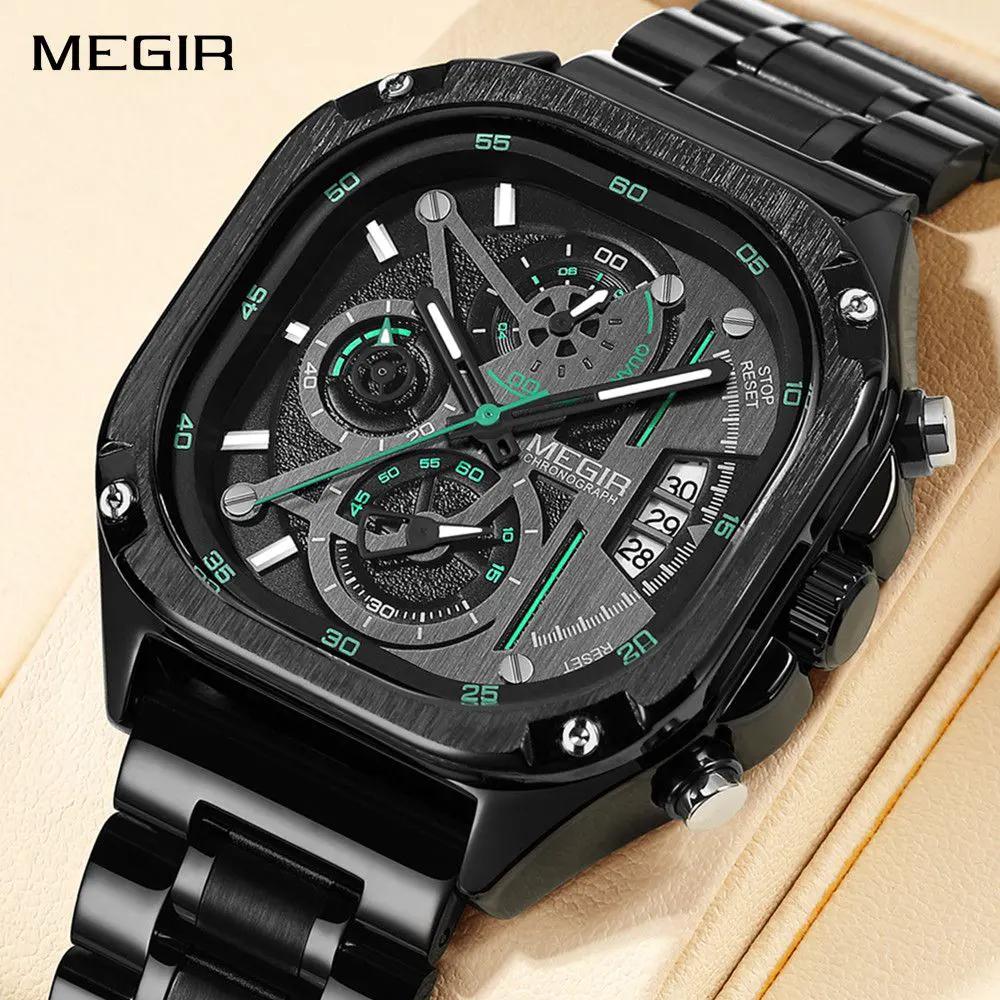 MEGIR Sports Military Watches for Men Luxury Business Casual Wristwatches Waterproof Date Clock Chronograph Reloj Hombre 2217 by MEGIR WATCH GROUP